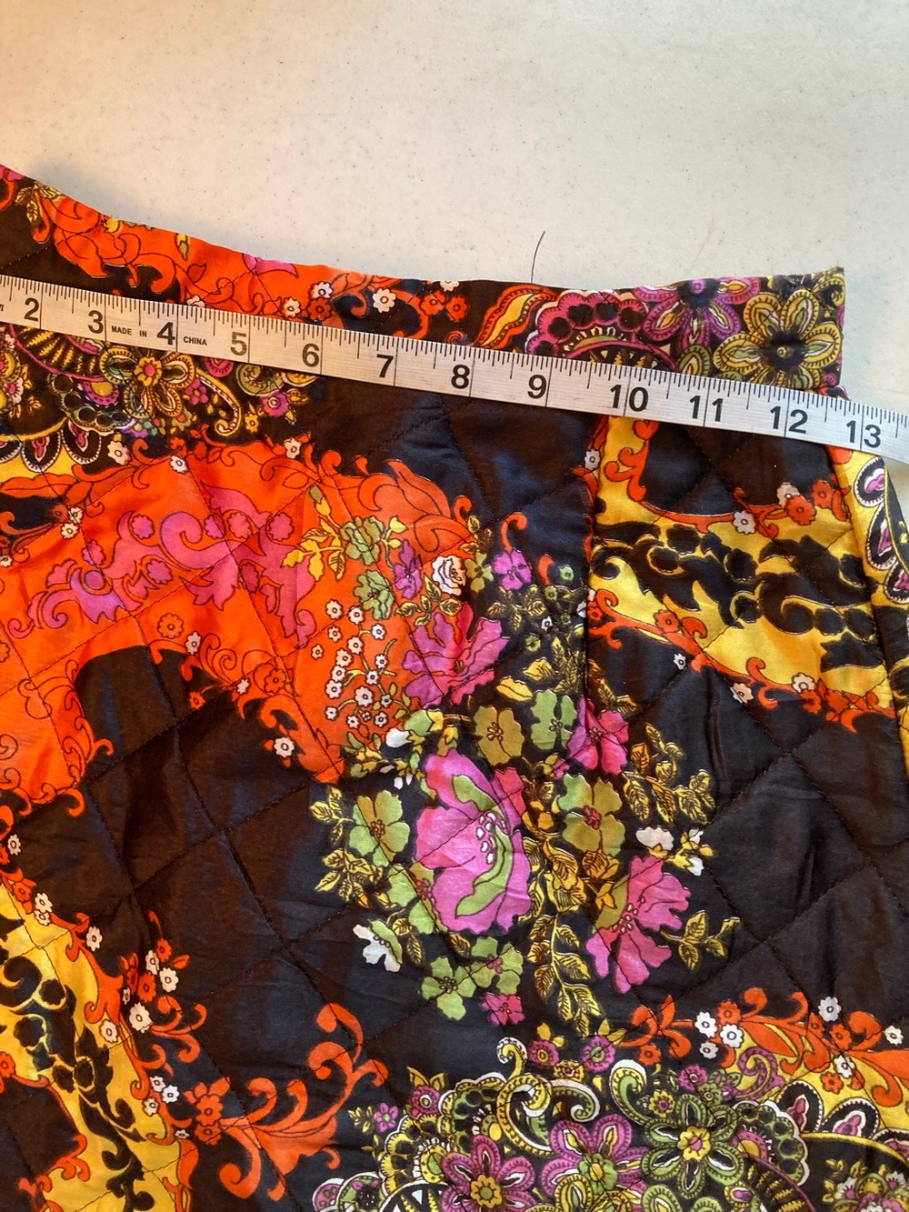 Vintage Byer of California QuiltedPaisley A-Line Skirt - Picture 5 of 6